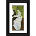 thumbnail image 1 of Van Gogh, Vincent 11x18 Black Ornate Wood Framed with Double Matting Museum Art Print Titled - Marguerite Gachet At Piano, 1 of 4
