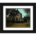 thumbnail image 1 of Van Gogh, Vincent 14x12 Black Ornate Wood Framed with Double Matting Museum Art Print Titled - Parsonage At Nuenen, 1 of 4