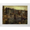 thumbnail image 1 of Van Gogh, Vincent 18x14 White Modern Wood Framed Museum Art Print Titled - Roofs In Paris, 1 of 4