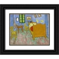 thumbnail image 1 of Van Gogh, Vincent  18x15 Black Ornate Wood Framed with Double Matting Museum Art Print Titled - The Bedroom 1889, 1 of 4