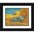 thumbnail image 1 of Van Gogh, Vincent 32x25 Black Ornate Wood Framed with Double Matting Museum Art Print Titled - La Meridienne, 1 of 4