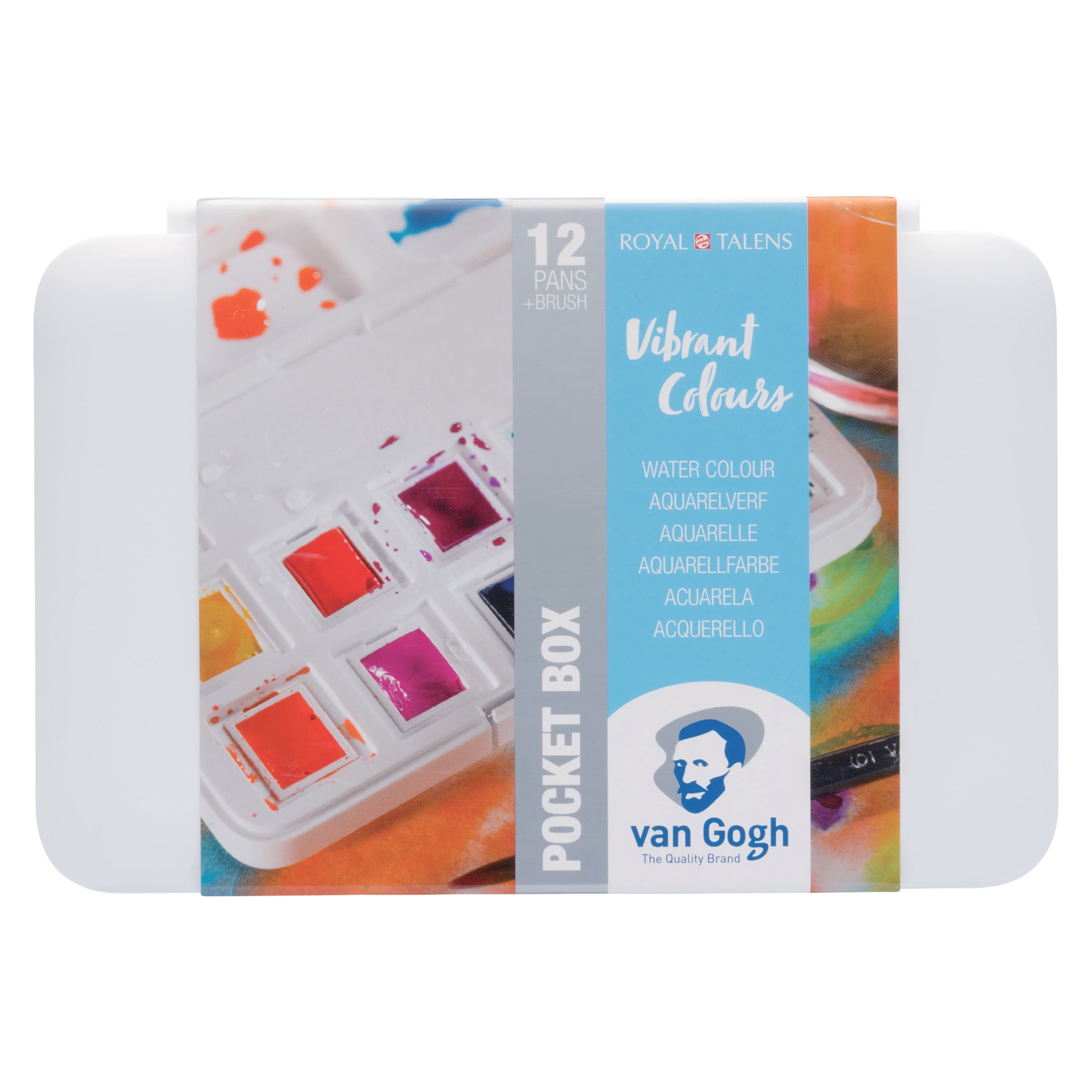 Royal Talens Van Gogh Watercolor Half Pan Mixing Set - Scrapbooking Made  Simple