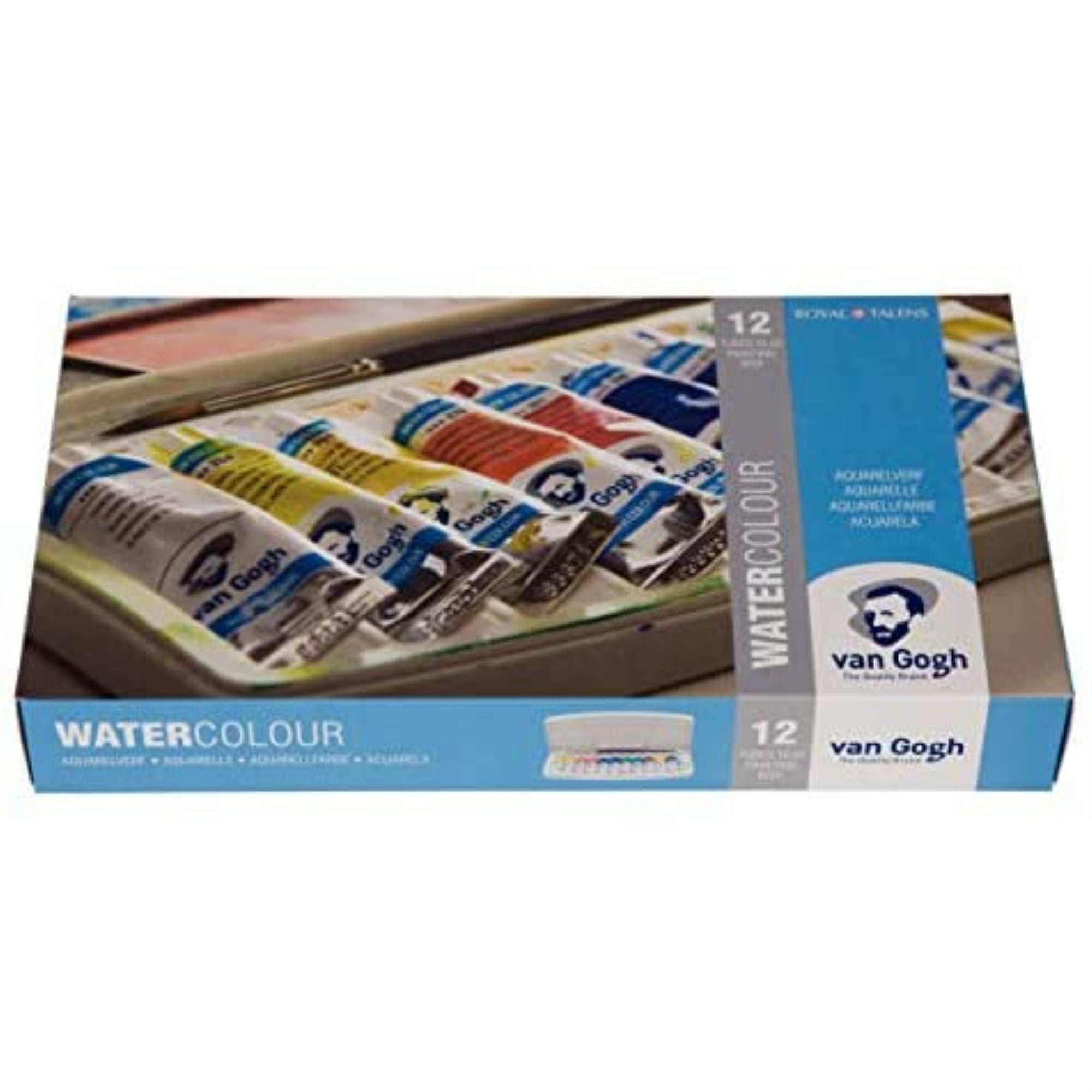 Van Gogh Watercolor 12 Color Pocket-box Set - 10ml Tubes - Art Supply Source