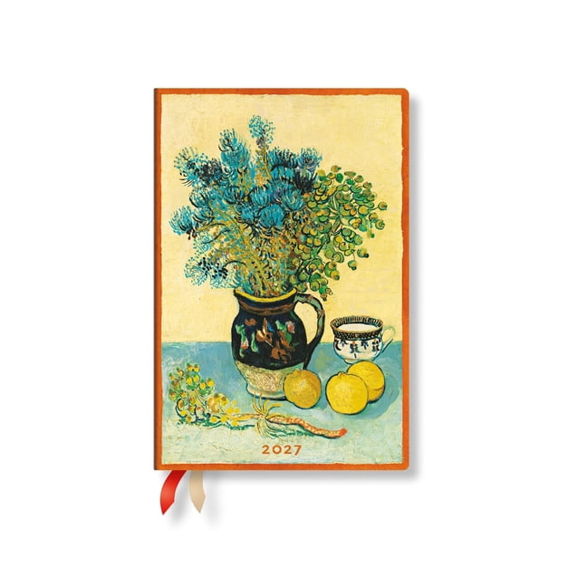Van Gogh's Still Life 2027 Van Gogh's Still Life Mini Hardcover 12-Month Daily Planner, 416pg, 80gsm by Paperblanks, (Paperback)