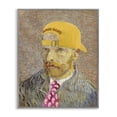 thumbnail image 1 of Van Gogh in Yellow hat Gray Framed Giclee Art, design by Masters Redux, 1 of 9