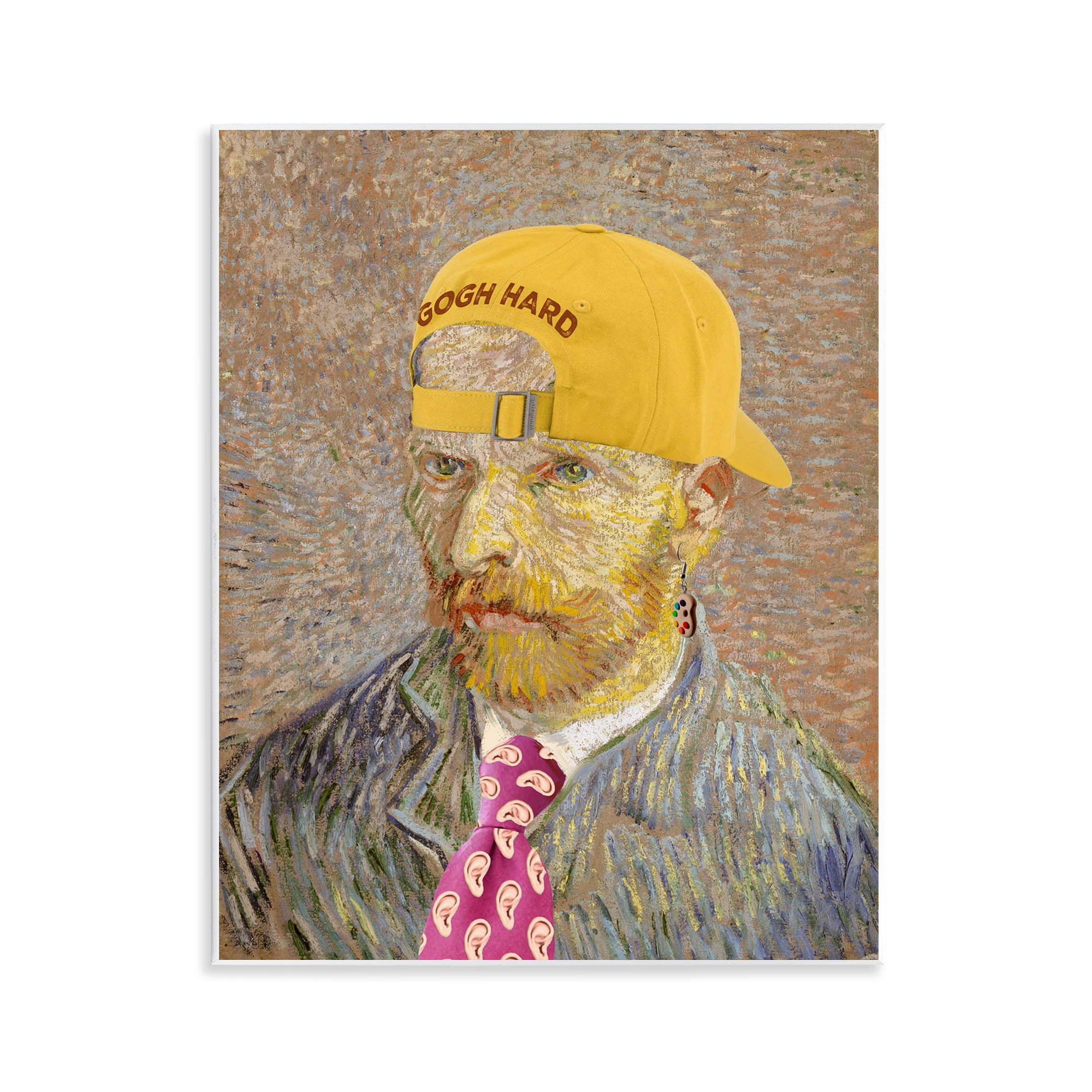 Van Gogh in Yellow hat Wall Plaque Art, design by Masters Redux