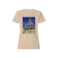 thumbnail image 1 of Van Gogh's Church at Auvers Women's T-shirt, 1 of 3