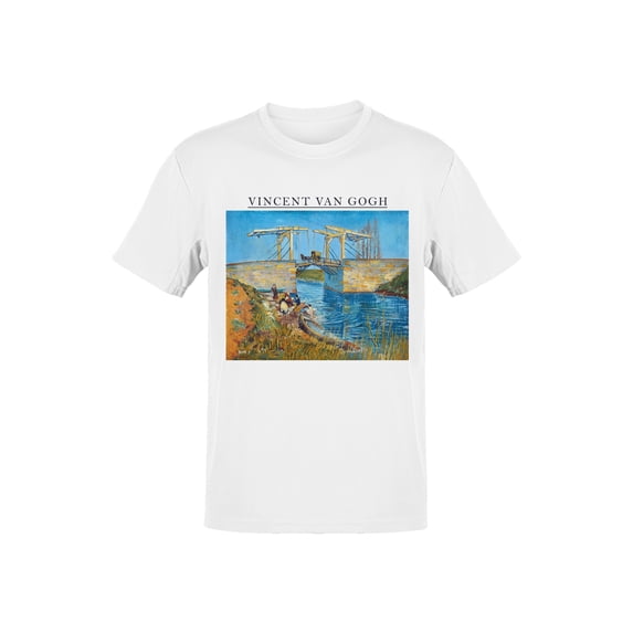 Van Gogh's Langlois Bridge Scene Men's T-shirt
