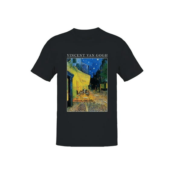 Van Gogh's Starry Cafe Terrace Men's T-shirt