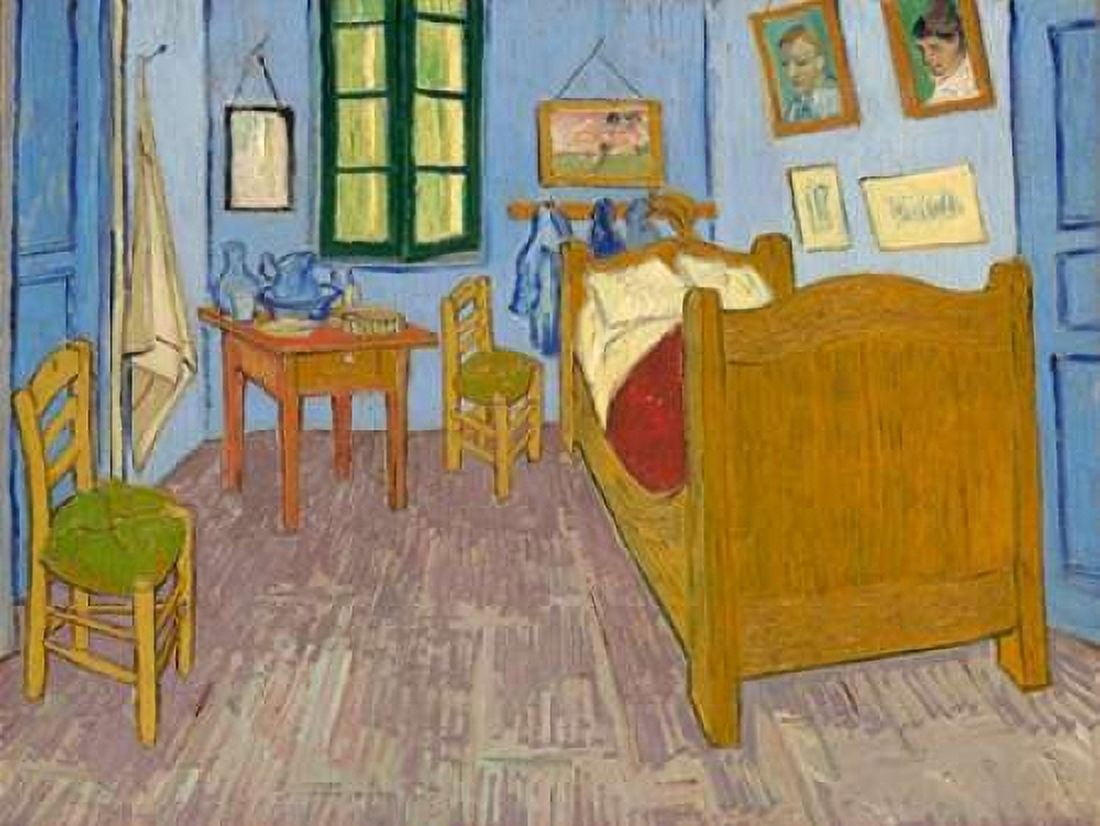 Van Goghs Bedroom at Arles Canvas Art - Vincent Van Gogh (22 x 28)