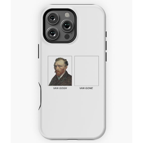 Van Gone Funny Van Gogh Pun N4021 Phone Case for iPhone 17 16 15 14 13 12 11 Pro Max