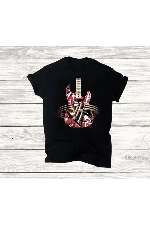 Van Halen Guitar Concert T-Shirt, Graphic T-shirt