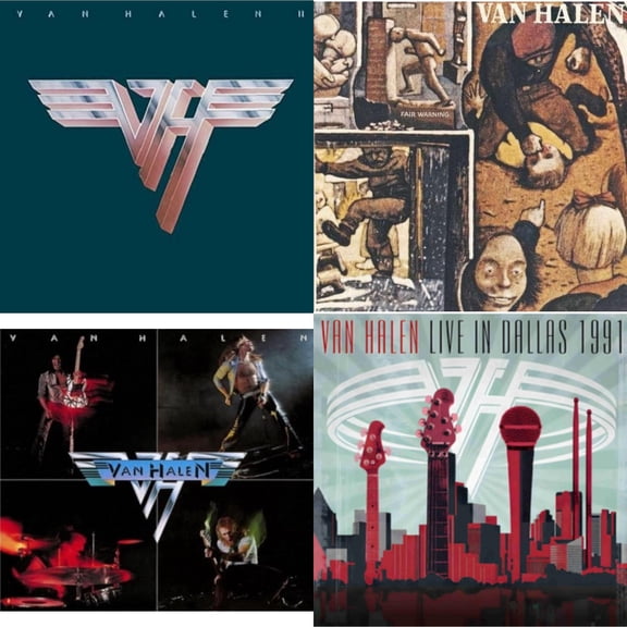 Van Halen Ii (180G/Remastered) & Fair Warning & Van Halen (Digitally Remastered) & Live In Dallas 1991 (X) (2LP)