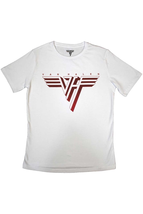 Van Halen Ladies T-Shirt: Classic Red Logo