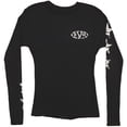 thumbnail image 1 of Van Halen Men's B&W Stripes Guitar Thermal  Long Sleeve X-Large Black, 1 of 2