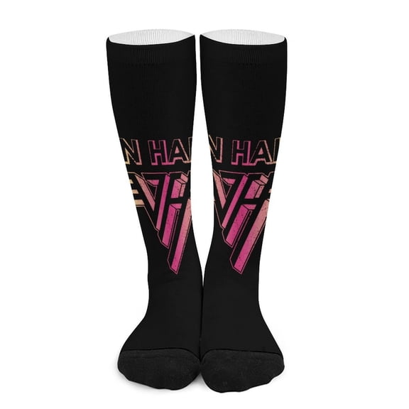 Van Halen Stocking Long Socks Breathable Knee High Thigh Stockings High Socks Sport Socks for Mens Womens
