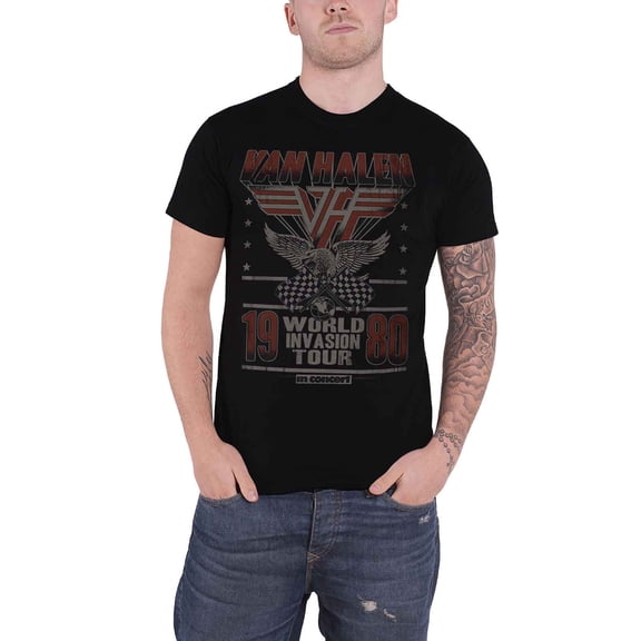 Van Halen World Invasion Tour 1980 T Shirt