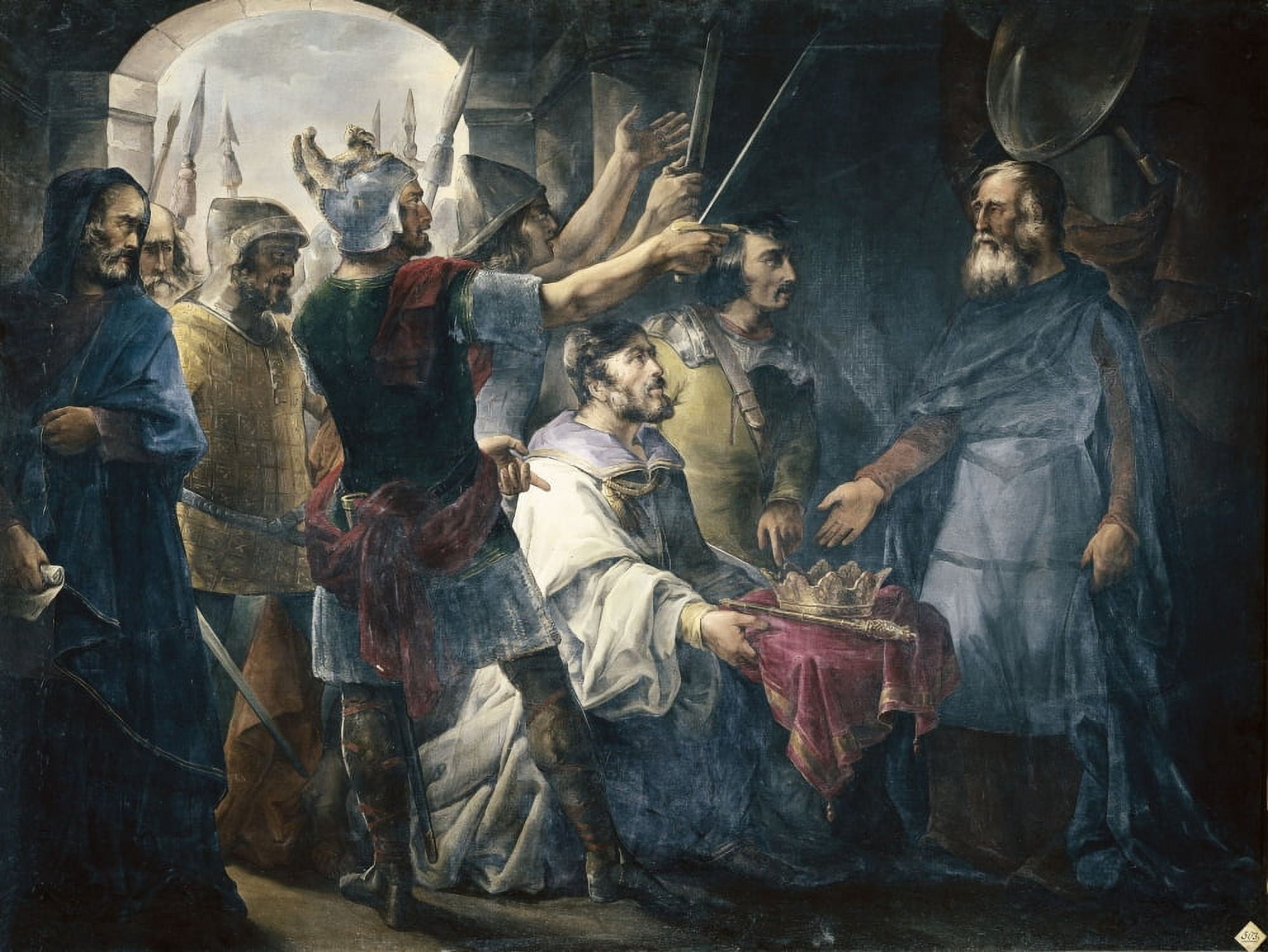 Van Halenfrancisco De Paula (1810-1887) Canvas Art - (24 x 18)