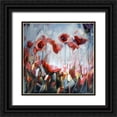 thumbnail image 1 of Van Hart, Holly 26x26 Black Ornate Wood Framed with Double Matting Museum Art Print Titled - Enraptured, 1 of 4
