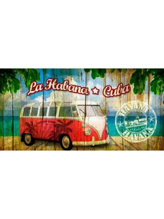 Van Havana Canvas Art - Paul Robert (10 x 20)