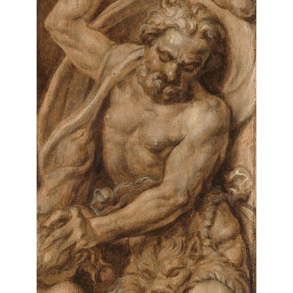 Van Heemskerck Hercules Destroying Centaur Nessus Extra Large XL Wall Art Poster Print