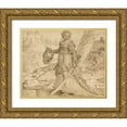 thumbnail image 1 of Van Heemskerck, Maerten 14x12 Gold Ornate Wood Framed with Double Matting Museum Art Print Titled - Judith, 1 of 4