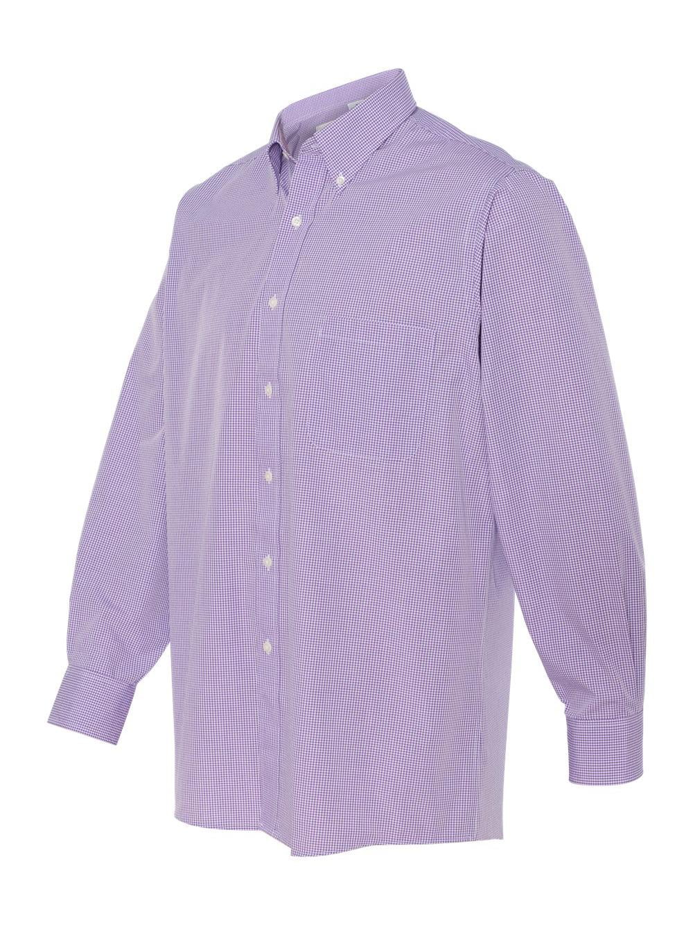 Van Heusen Gingham Check Shirt - Walmart.com