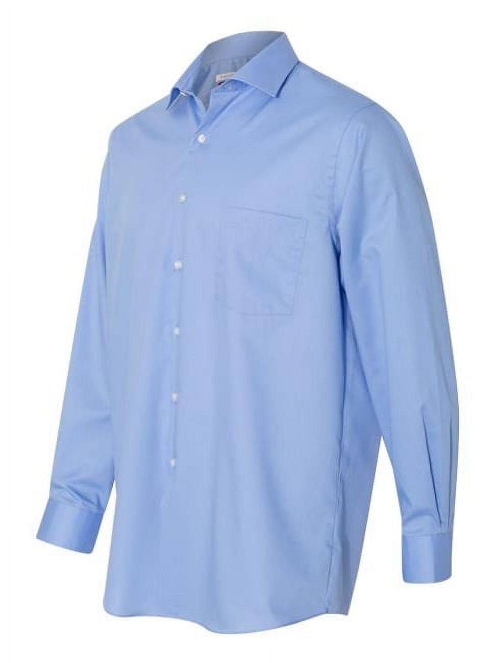 periwinkle men's dress shirts Van Heusen Men's Flex Collar Blue Plaid Regular Fit Dress Shirt
