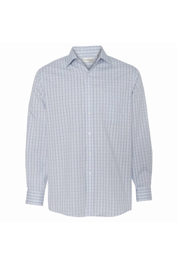 Astoria Pinpoint Shirt Color: Nickel and Size: Medium_Neck:15-15.5_Sleeve:33/34