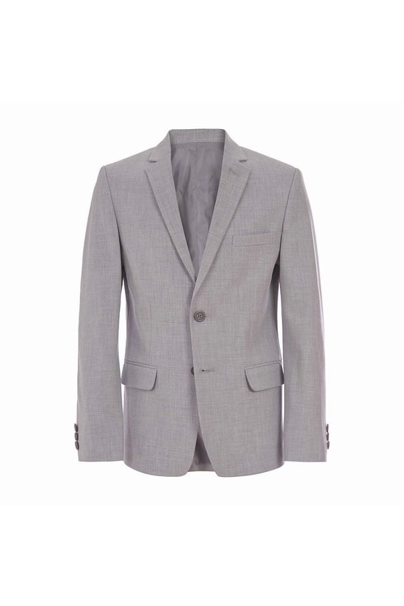 Big Boy's Suit Jacket 16 Silver Metal