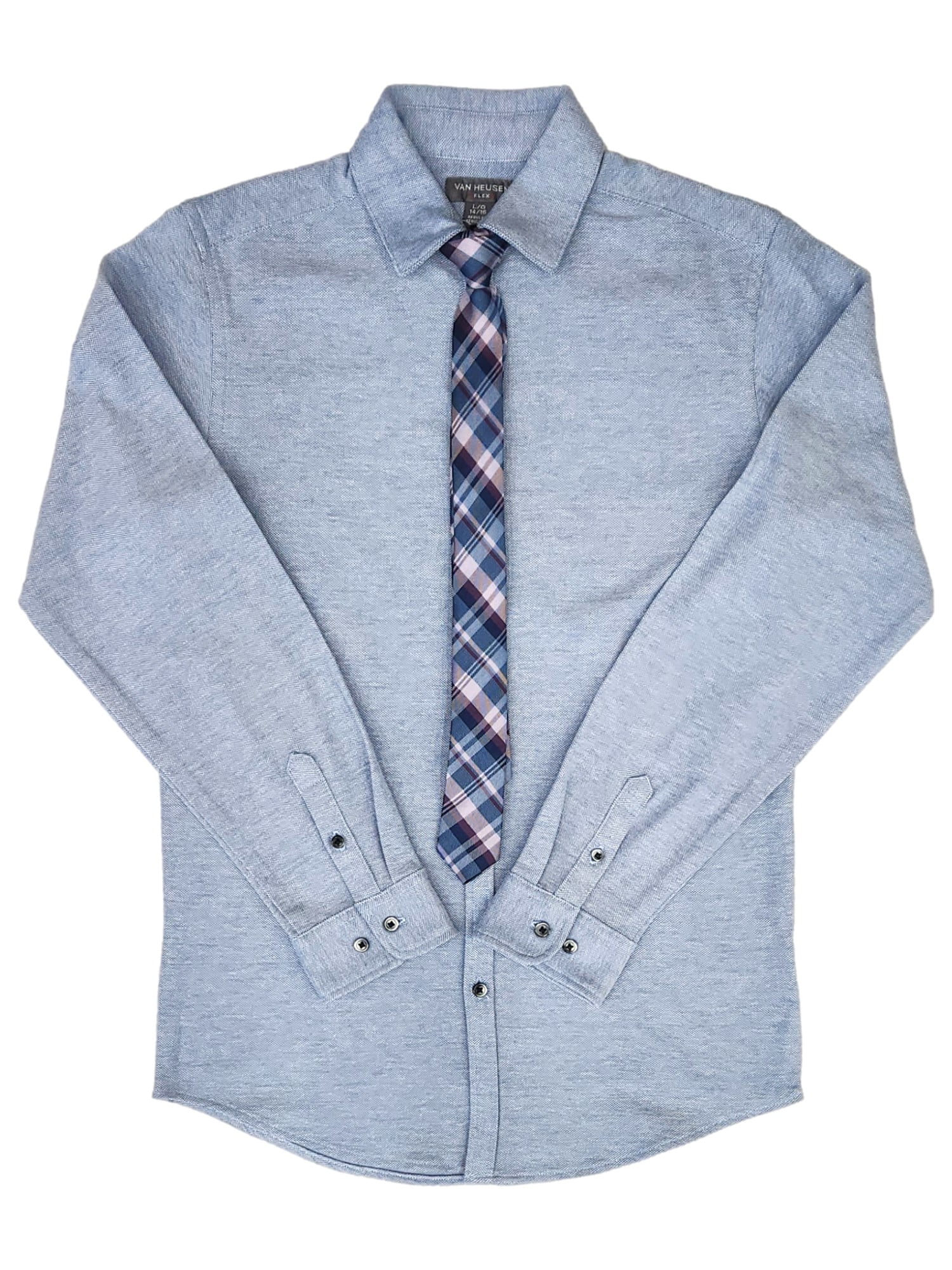 van heusen button down dress shirts Mens Long Sleeve Oxford 13V0040 and a light blue shade 13V521 Van Heusen Men's Dress