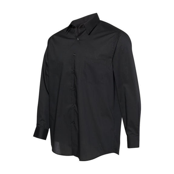 Van Heusen Broadcloth Point Collar Solid Shirt