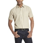 Van Heusen Mens Air Texture Short Sleeve Button Down Shirt