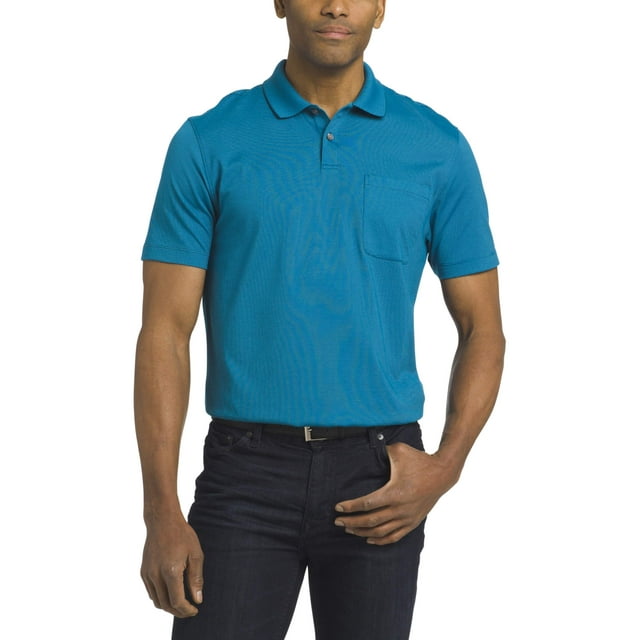 Van Heusen Men's Big & Tall Striped Polo Shirt - Walmart.com
