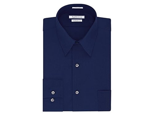 Collar Van Heusen Flex Shirt Natural Stretch Van Heusen Men's Fitted Stretch Wrinkle Free Sateen Solid Collar Van Heusen Flex Shirt Natural Stretch Van Heusen Men's Fitted Stretch Wrinkle Free Sateen Solid