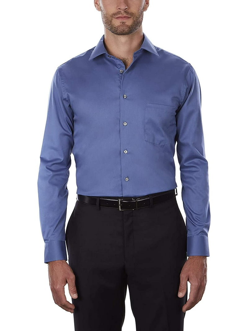 green emerald velvet dress Van Heusen Slim Fit Ultra Wrinkle Free Stretch FLEX Solid Dress Shirt in  Almond main image 1