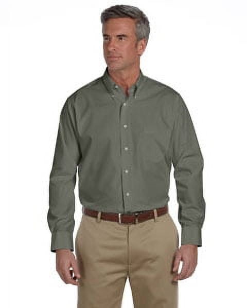 Van Heusen Mens Silky Poplin Shirt. 13V0113, Periwinkle, M