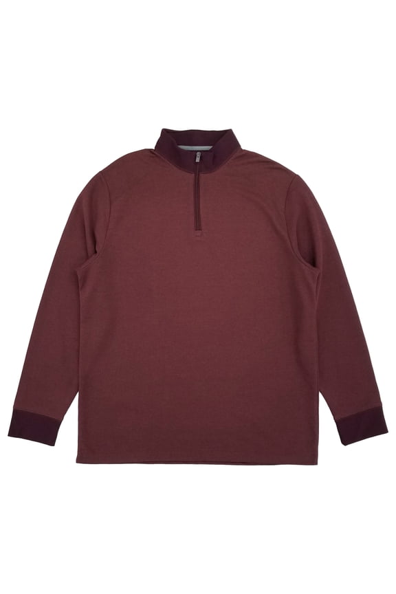 Mens Big & Tall Burg Long Sleeve High Neck Quarter-Zip Sweater 4XLB