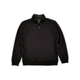 thumbnail image 1 of Van Heusen Mens Black Flex Fleece Quarter-Zip Pullover Sweatshirt XX-Large, 1 of 1