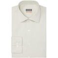 thumbnail image 1 of VAN HEUSEN Mens Regular fit Dress Shirt Medium 15-15.5 34-35 Beige Solid, 1 of 3