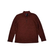 Van Heusen Mens Chili Oil Flex Fleece Quarter-Zip Pullover Sweatshirt XX-Large