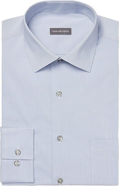 van heusen men's dress shirt regular fit stain shield stretch Van Heusen Men's Stain Shield Regular Fit Dress Shirt