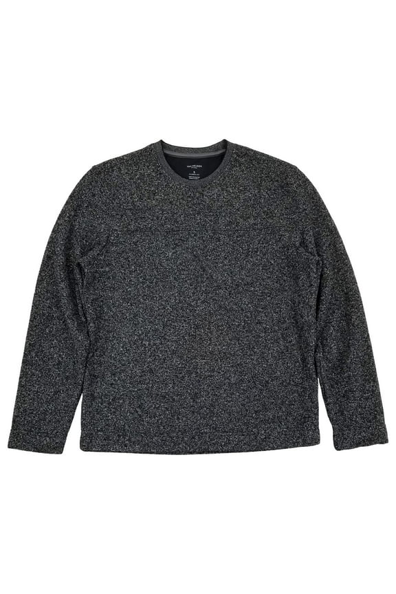 Mens High Rise Gray Flex Fleece Crewneck Pullover Sweatshirt XXL