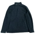 thumbnail image 1 of Van Heusen Mens Insignia Blue Quarter Zip Mock Neck Sweatshirt Jacket Medium, 1 of 2