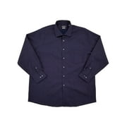 Van Heusen Mens Midnight Blue Flex Long Sleeve Button-Up Shirt 17.5 32/33