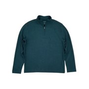 Van Heusen Mens Reflecting Pond Never Tuck Quarter-Zip Pullover Sweatshirt S