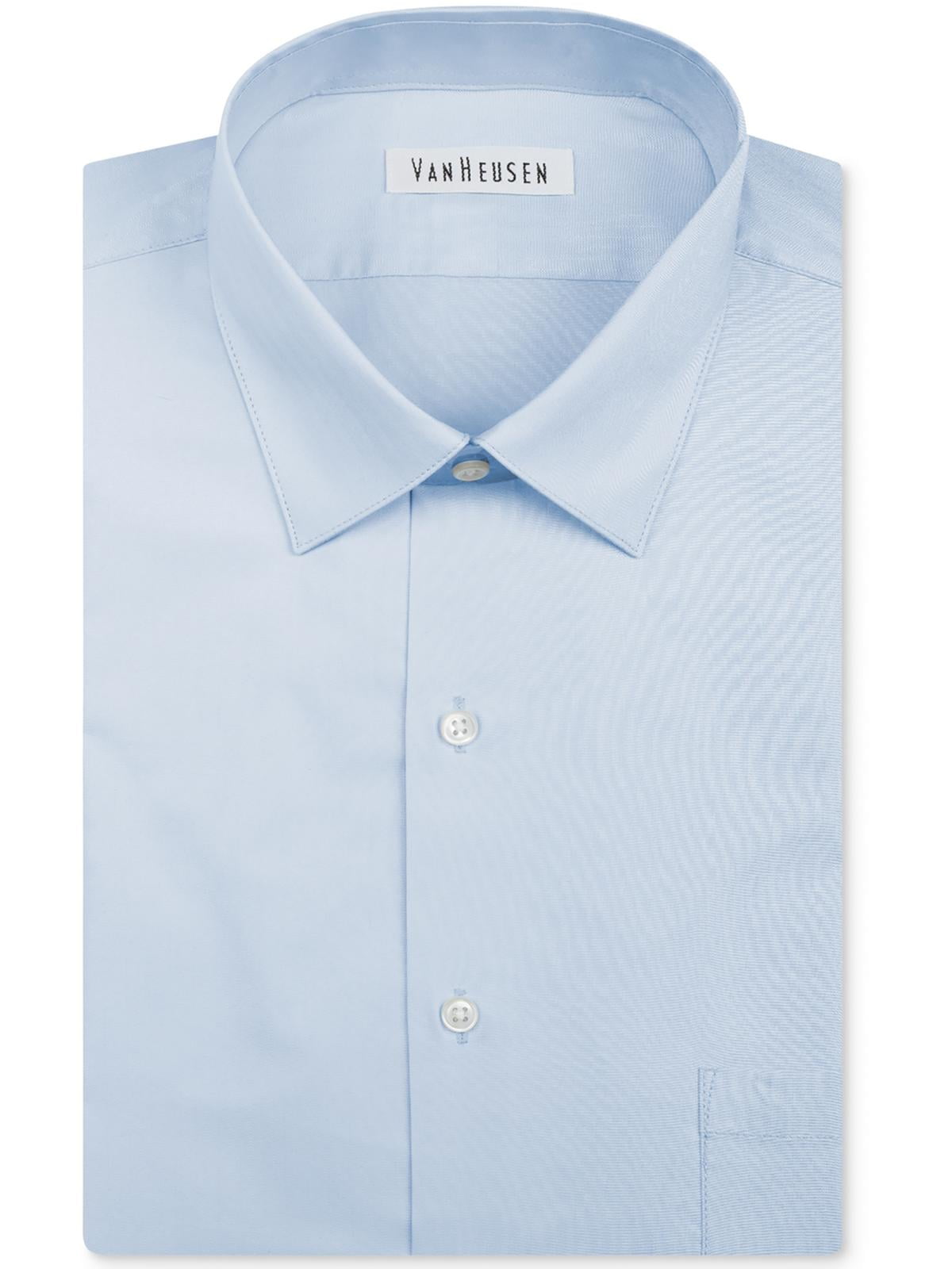 Van Heusen Mens Regular Fit Herringbone Dress Shirt - Walmart.com