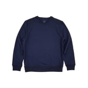 Van Heusen Mens Royal Navy Blue Flex Fleece Crewneck Pullover Sweatshirt Small