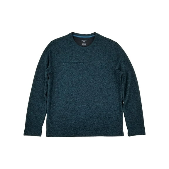 Van Heusen Mens Storm Blue Flex Fleece Crewneck Pullover Sweatshirt X-Large
