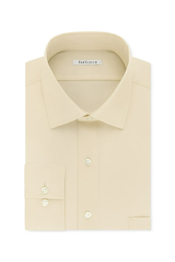 Mens Stretch Flex Button Up Dress Shirt
